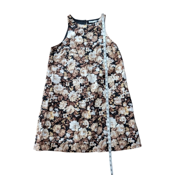 Abercrombie Linen Blend Floral Print Mini Shift Dress Medium TALL - Picture 13 of 13